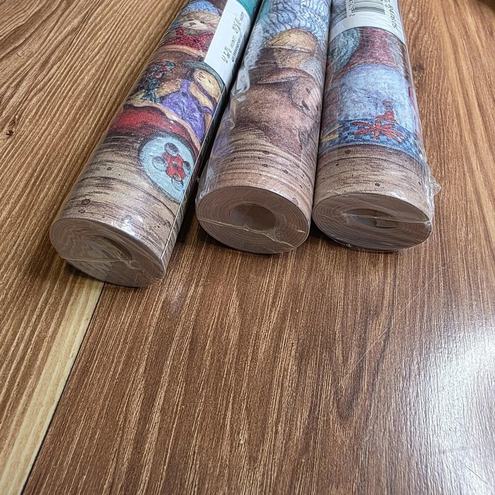 Vintage Encore Country Teddy Bear Wallpaper Border Set Of‎ 3 5M 16.4 FT Decor